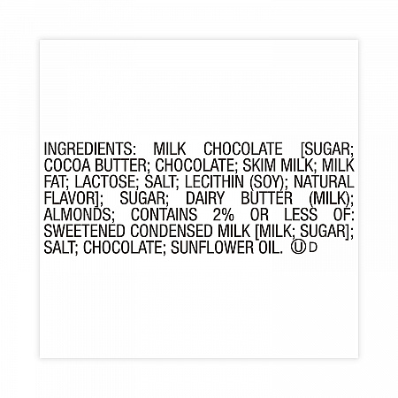 Candy Bar, 1.4 oz Bar, 18/Carton (20902450)