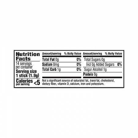 Sugar-Free Gum, Perfect Peppermint, 14 Pieces/Pack, 12 Packs/Carton (20902517)