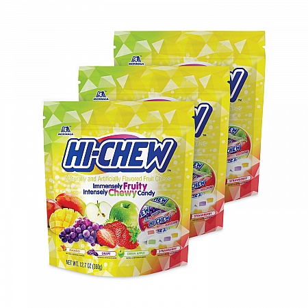 Fruit Chews, Original, 12.7 oz  Pouch, 3/Carton (20902502)