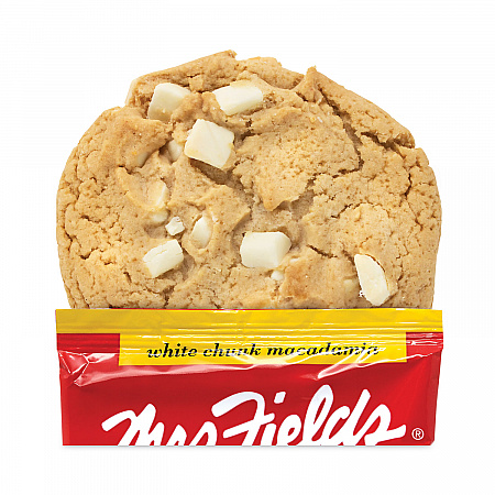 White Chunk Macadamia Cookies, 2.1 oz, Individually Wrapped Pack, White Chocolate, 12/Carton (20900470)