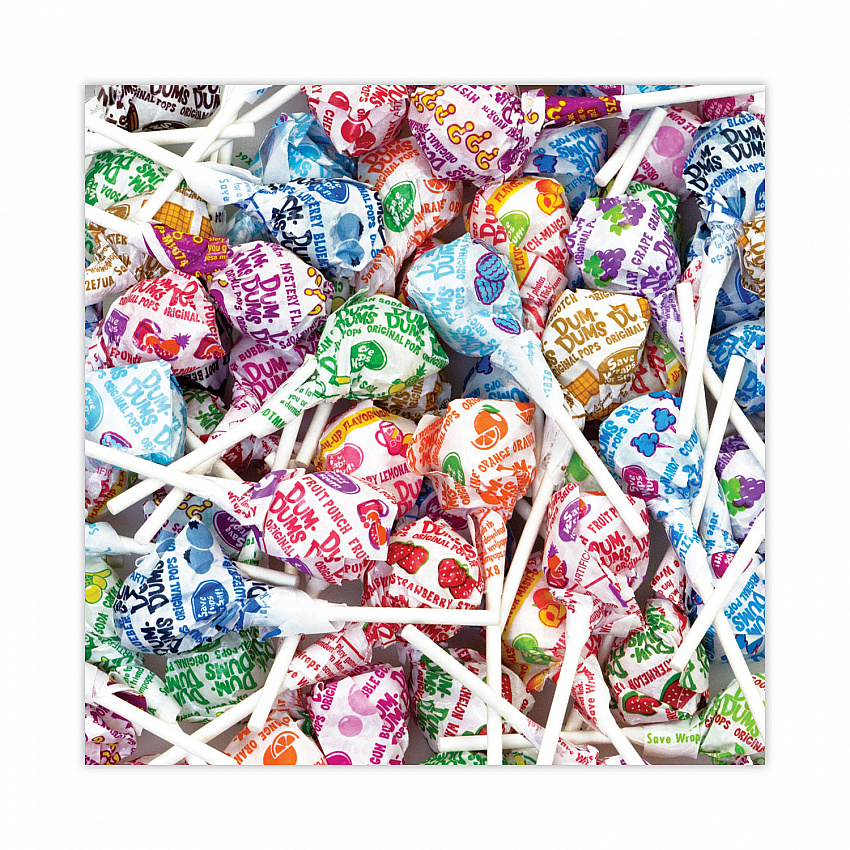 Dum-Dum-Pops, 14 Assorted Flavors, 360 Pieces/Carton (22000055)