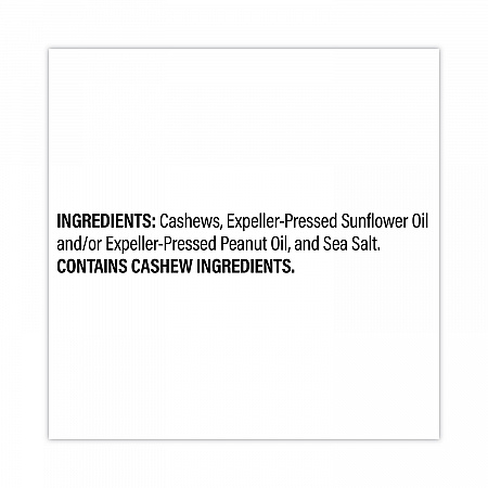 Sea Salted Whole Cashews, 2.25 oz Pouch, 8/Carton (29500004)