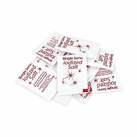 Iodized Salt Packet, 0.6 g Packet, 3,000/Carton (20900355)