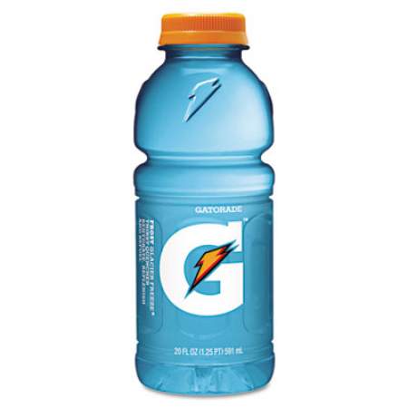 Gatorade G-Series Perform 02 Thirst Quencher, Glacier Freeze, 20 oz Bottle, 24/Carton (32486)