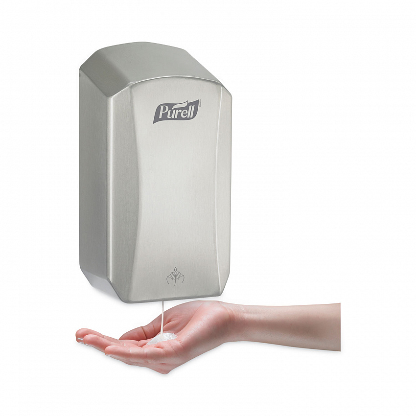 LTX Behavioral Health Dispenser, 1,200 mL, 6.54 x 4.1 x 11.22, Stainless Steel (192601CT)