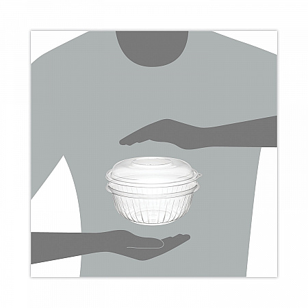 PresentaBowls Bowl/Lid Combo-Paks, 32 oz, 7.25