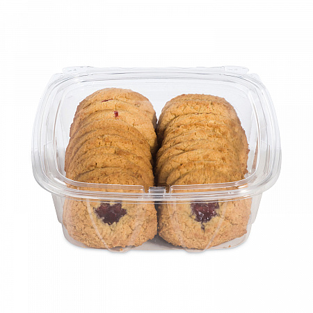 ClearPac SafeSeal Tamper-Resistant/Evident Containers, Flat Lid, 48 oz, Clear, Plastic, 100/Bag, 2 Bags/Carton (CH48DEF)