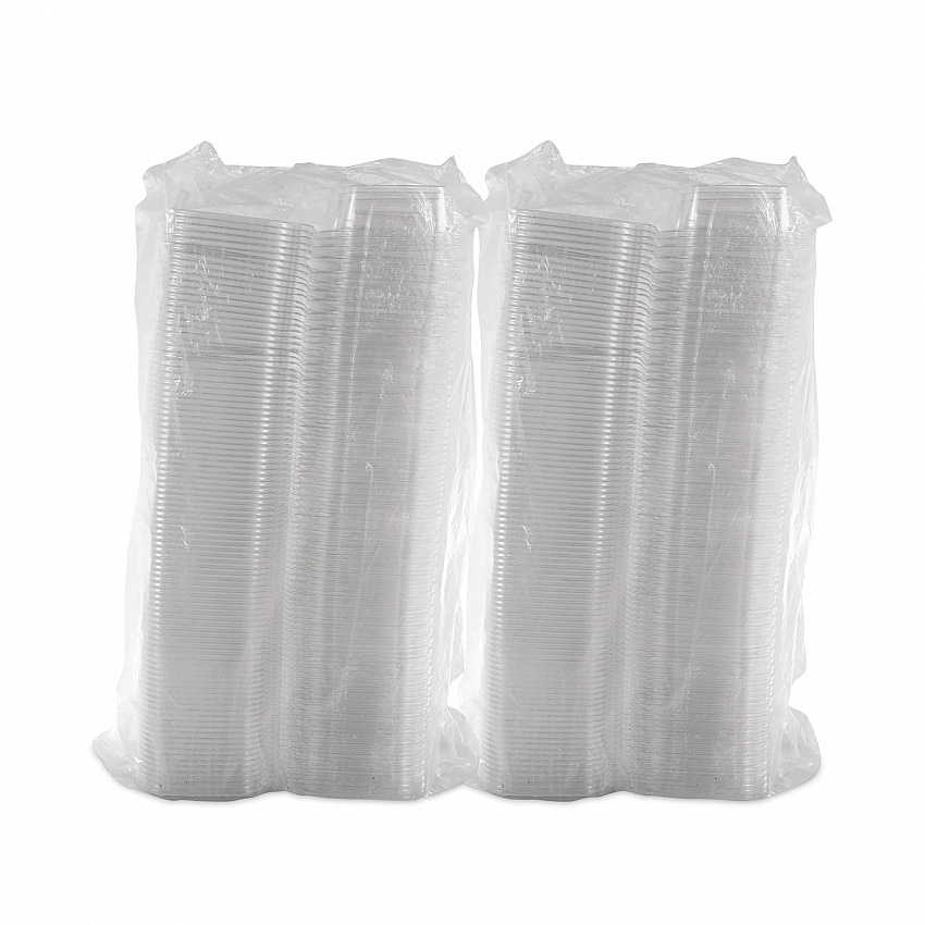 ClearPac SafeSeal Tamper-Resistant, Tamper-Evident Containers, Tall, Flat Lid, 20 oz, Clear, Plastic, 200/Carton (CH20TF)