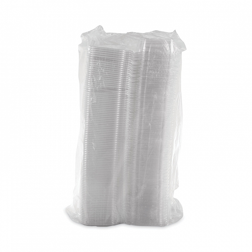 ClearPac SafeSeal Tamper-Resistant, Tamper-Evident Containers, Tall, Flat Lid, 20 oz, Clear, Plastic, 200/Carton (CH20TF)