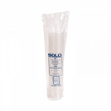 Non-Vented Cup Lids, Fits 12 oz Cold Cups, Plastic, Clear, 2,500/Carton (640TP)