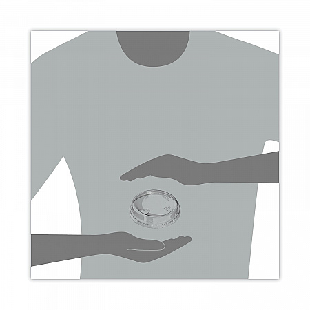 Prima Strawless Plastic Lids, Fits 12 oz to 26 oz Cold Cups, Clear, 1,000/Carton (626NSL)