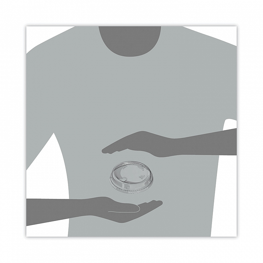 Prima Strawless Plastic Lids, Fits 12 oz to 26 oz Cold Cups, Clear, 1,000/Carton (626NSL)