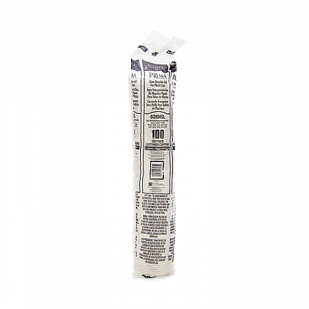 Prima Strawless Plastic Lids, Fits 12 oz to 26 oz Cold Cups, Clear, 1,000/Carton (626NSL)