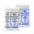 Foam Hinged Lid Containers, 6.4 x 9.33 x 2.9, White, 100/Bags, 2 Bags/Carton (205HT2)