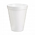 Small Foam Drink Cups, 12 oz, White, 24/Bag, 12 Bags/Carton (12JP24)