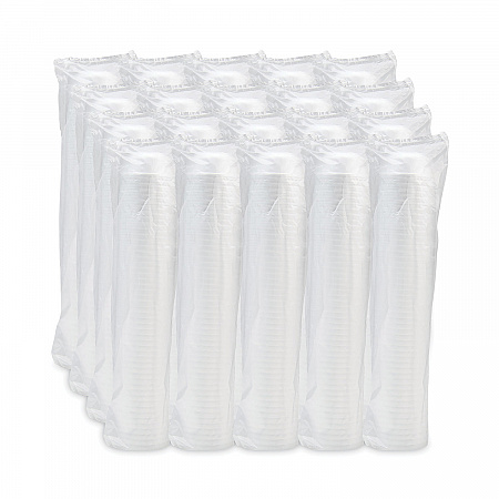 Insulated Foam Bowls, 12 oz, White, 50/Pack, 20 Packs/Carton (12B32)