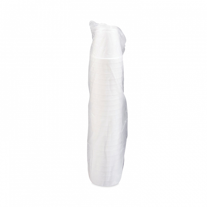 Foam Drink Cups, 8 oz, White, 25/Bag, 40 Bags/Carton (8J8)