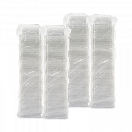 TamperGuard Snack Boxes, 32 oz, 6.3 x 6.3 x 2.6, Clear, Plastic, 300/Carton (SB32TG1)