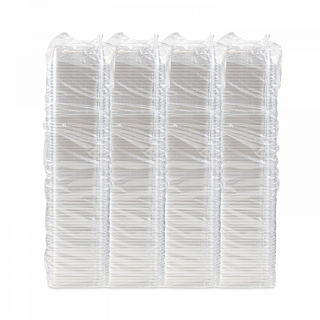 TamperGuard Snack Boxes, 24 oz, 6.3 x 6.3 x 2.1, Clear, Plastic, 300/Carton (SB24TG1)