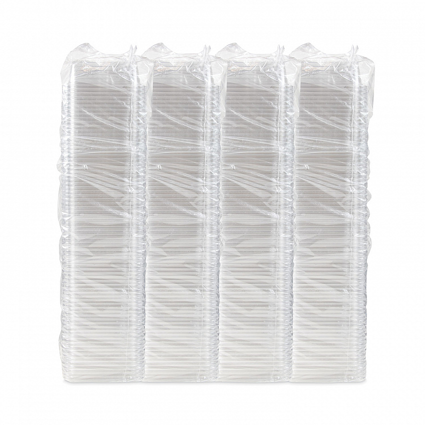 TamperGuard Snack Boxes, 24 oz, 6.3 x 6.3 x 2.1, Clear, Plastic, 300/Carton (SB24TG1)