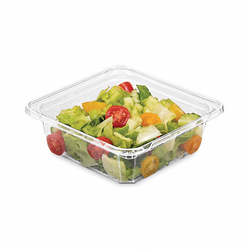 TamperGuard Snack Boxes, 24 oz, 6.3 x 6.3 x 2.1, Clear, Plastic, 300/Carton (SB24TG1)