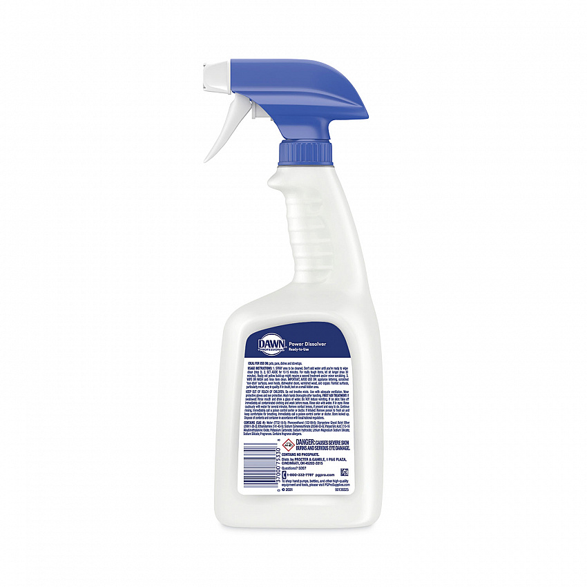 Liquid Ready-To-Use Grease Fighting Power Dissolver Spray, Fresh Scent, 32 oz Trigger On Spray Bottle, 6/Carton (75330)