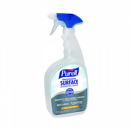 Professional Surface Disinfectant, Fresh Citrus Scent, 32 oz Spray Bottle, 6/Carton (334206)