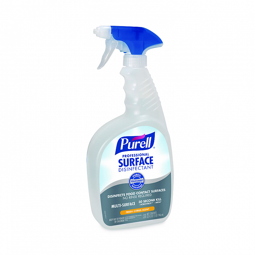 Professional Surface Disinfectant, Fresh Citrus Scent, 32 oz Spray Bottle, 6/Carton (334206)