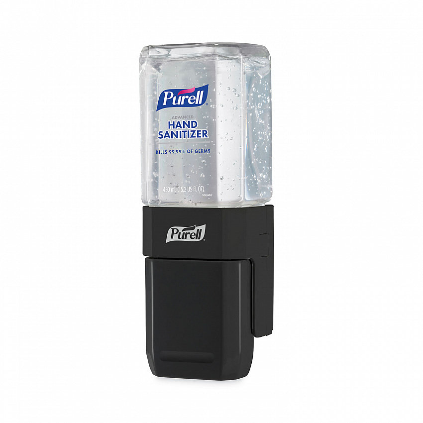 ES1 Hand Sanitizer Dispenser Starter Kit, 450 mL, 3.12 x 5.88 x 5.81, Graphite, 6/Carton (4424D6CT)