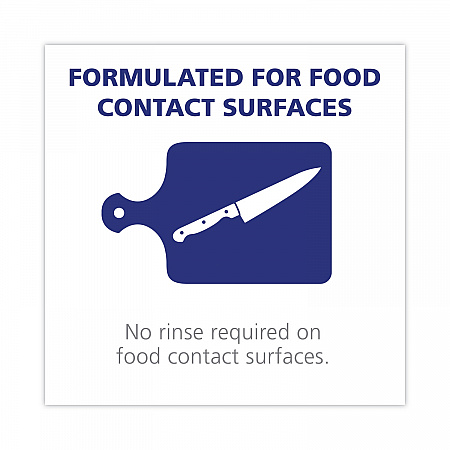 Foodservice Surface Sanitizer, Fragrance-Free, 32 oz Capped Bottle with Spray Trigger Included in Carton, 6/Carton (334106CT)