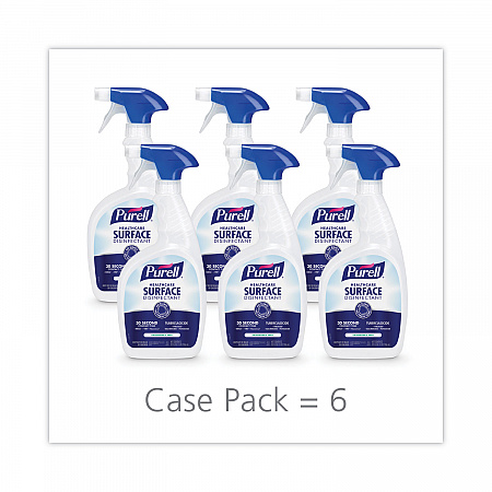 Healthcare Surface Disinfectant, Fragrance-Free, 32 oz Spray Bottle, 6/Carton (334006CT)