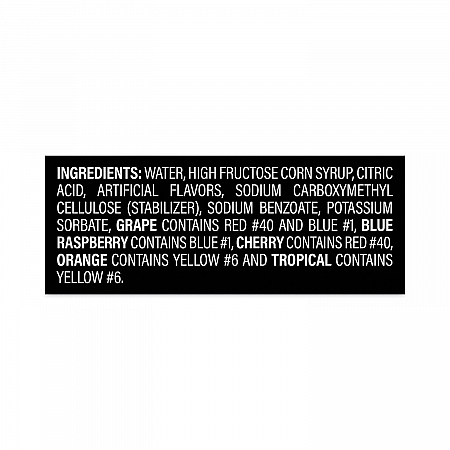 Giant Tropical Freezies Ice Pops, Fruit Punch, Guava, Mango, Pineapple, 5.5 oz Tube, 50/Carton (20900478)