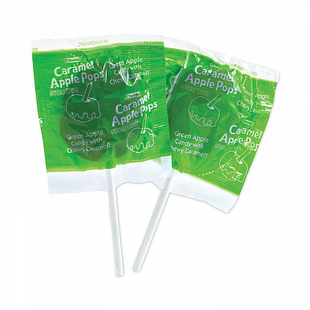 Caramel Apple Pops, 0.63 oz, 48/Carton (20900083)