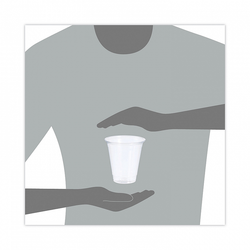 Conex ClearPro Plastic Cold Cups, 12 oz, Clear, 50/Sleeve, 20 Sleeves/Carton (12PX)