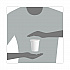Single-Sided Poly Paper Hot Cups, 10 oz, White, 50/Sleeve, 20 Sleeves/Carton (370W)
