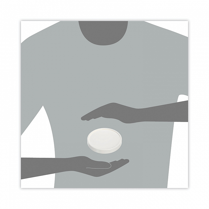 Spiral-Wound Paper Hot Cup Lids, Fits 16 oz Hot Cups, Paper, White, 25/Sleeve, 20 Sleeves/Carton (CA16A)