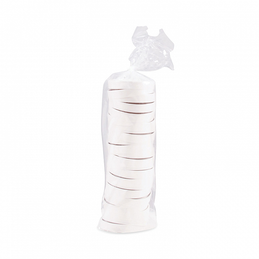Paper Lids for Food Containers, For 16 oz Containers, Vented, 3.9" Diameter x 0.9" h, White, 25/Bag, 20 Bags/Carton (CH16A)
