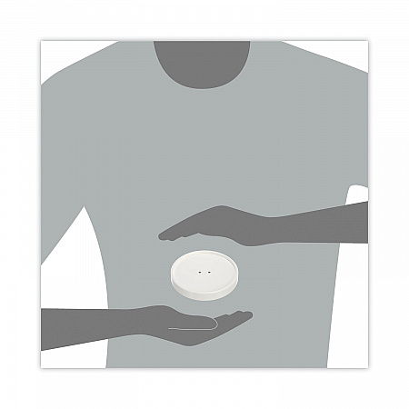 Paper Lids for Food Containers, For 16 oz Containers, Vented, 3.9