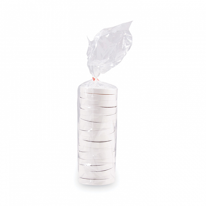 Paper Lids for Food Containers, For 32 oz Containers, Vented, 4.6" Diameter x 0.7" h, White, 25/Bag, 20 Bags/Carton (CH32A)