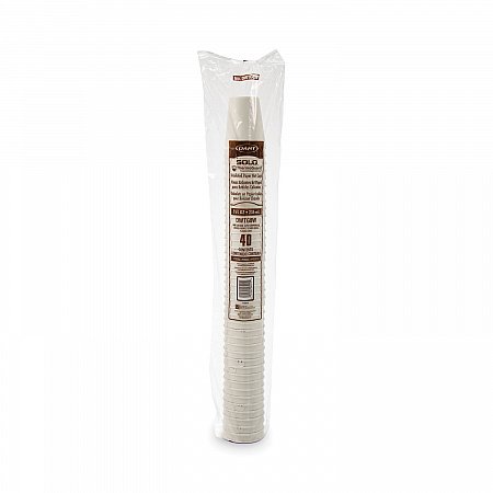 Thermoguard Insulated Paper Hot Cups, 8 oz, White Sustainable Forest Design, 1,000/Carton (DWTG8WCT)