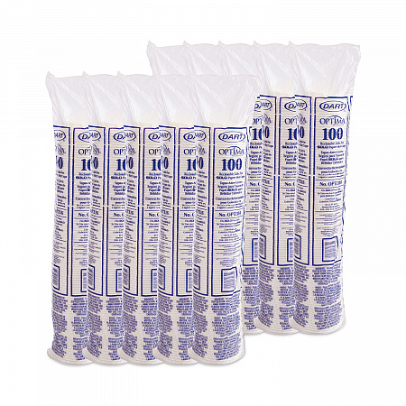 Optima Reclosable Lids for Hot Paper Cups, Fits 10 oz to 24 oz Hot Cups, Plastic, White, 1,000/Carton (OPT316)
