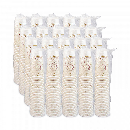 Double Sided Poly Paper Cold Cups, 44 oz, Symphony Design, 40/Pack, 12 Packs/Carton (TPH445PSYM)