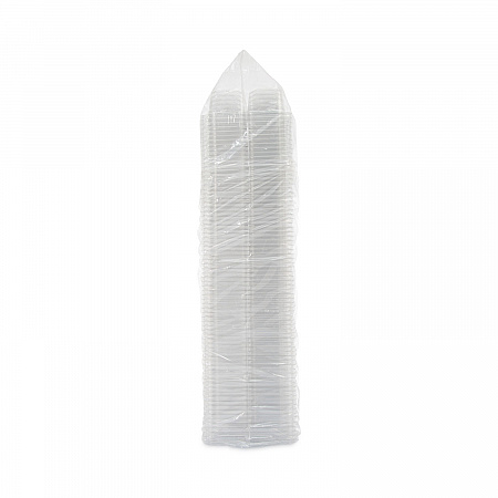 TamperGuard Snack Boxes, 3 Compartments, 6.3 x 6.3 x 2.1, Clear, Plastic, 300/Carton (SBTG3)