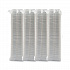 TamperGuard Snack Boxes, 4 Compartments, 6.3 x 6.3 x 2.6, Clear, Plastic, 300/Carton (SBTG4)