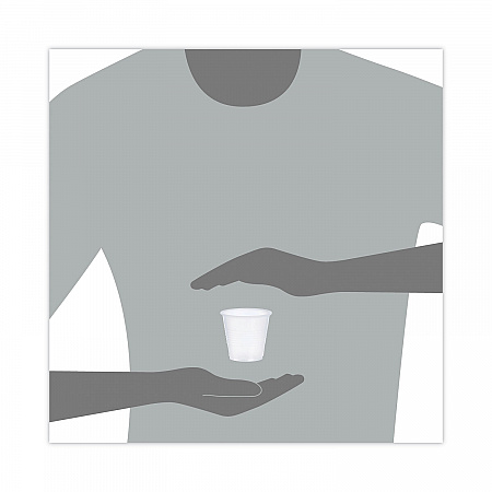 High-Impact Polystyrene Cold Cups, 3.5 oz, Plastic, Translucent, 100/Pack (Y35PK)