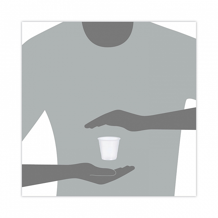 High-Impact Polystyrene Cold Cups, 3.5 oz, Plastic, Translucent, 100/Pack (Y35PK)