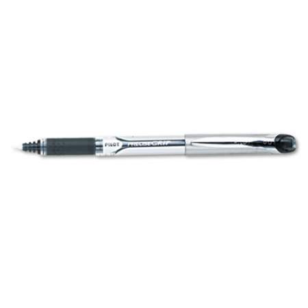 Pilot Precise Grip Roller Ball Pen, Stick, Extra-Fine 0.5 mm, Black Ink, Black Barrel (28801)