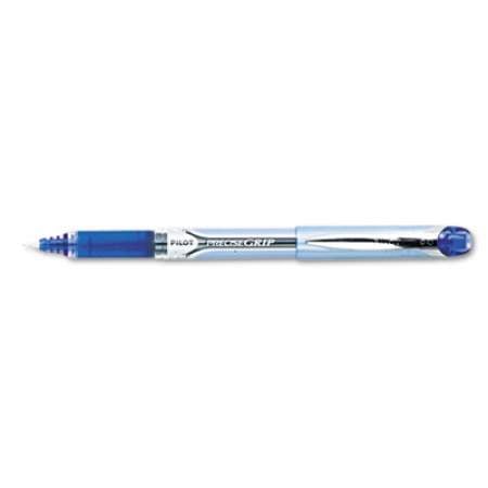 Pilot Precise Grip Roller Ball Pen, Stick, Extra-Fine 0.5 mm, Blue Ink, Blue Barrel (28802)