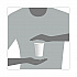 Single-Sided Poly Paper Hot Cups, 12 oz, White, 50/Bag, 20 Bags/Carton (412WN)
