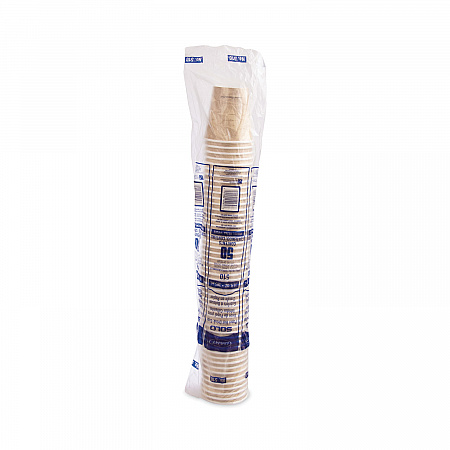Mistique Hot Paper Cups, 10 oz, Brown, 1,000/Carton (510MS)